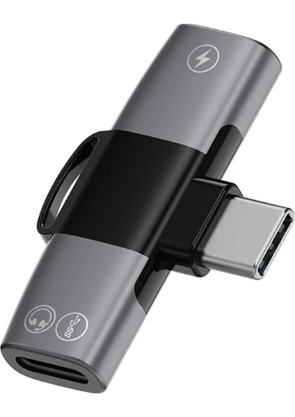 Ally Mini 2in1 Type-C To Type-C Kulaklık + Şarj ADAPTÖRU-(5775) - AGT2083-1257