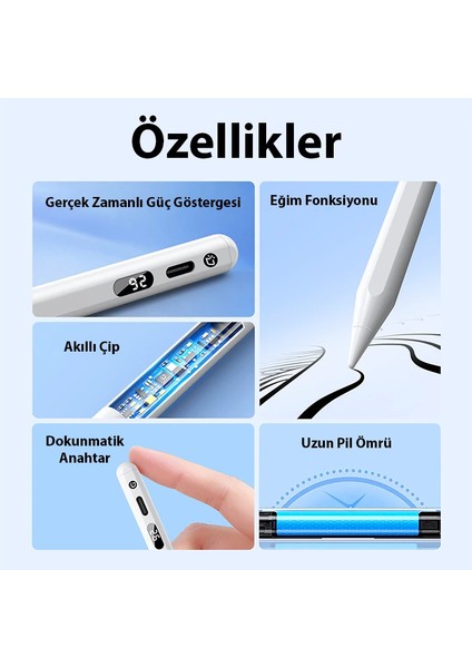 Dux Ducis Sp-02 Stylus Pen iPad Tablet Dokunmatik KALEM-(5775) - MBN5127-9462