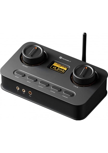 K7 Dac Kulaklık Amp, Masaüstü USB C ve Oyun Pc Ps5 Için Analog Ses Dönüştürücü, Optik / Koaksiyel / Bluetooth Aptx Hd Ll / Mikrofon Girişi, 3,5 mm / 4,4 mm Dengeli / Rca Çıkışı