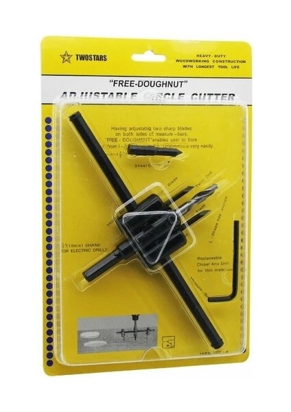 Ayarlı Alçı Panç Delme 2 Bıçak 1-3 Inç/16 30MM - 7-7 Inç/8 200MM - 1 Inç/8 3mm - 2 Inç 50MM (5047)