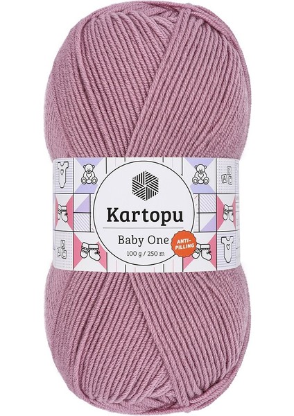 5 Adet Baby One %100 Anti-Pilling Bebek Ipi K1763 Gül Kurusu