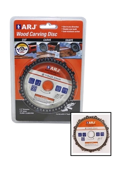 115X22.23MM Zincirli Ahşap Testere Disk (5047)