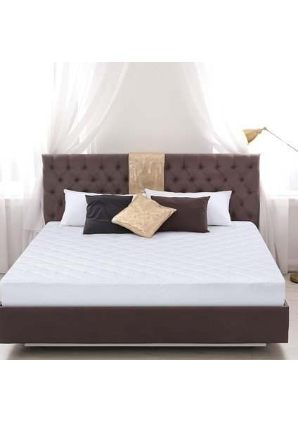 | %100 Mikrofiber Sıvı Geçirmez Kapitoneli Fitted Yatak Alezi Bebek 60X120