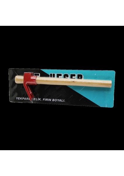 Vakumlu Kırmızı Keser Ahşap Saplı (5047)