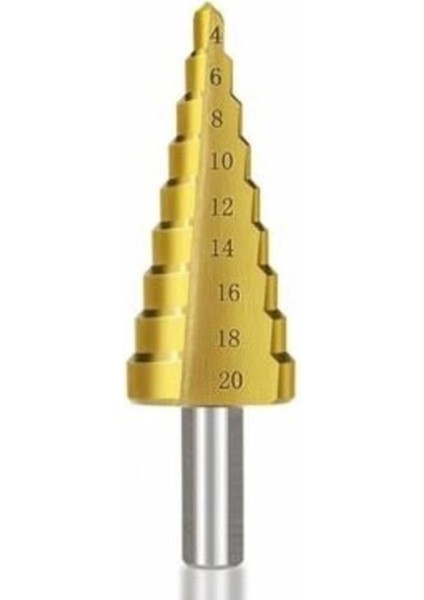 3 Lü Set Matkap Ucu Kademeli Sac Delme Aparatı Hss Titanyum Kaplama (5047) indirimleri