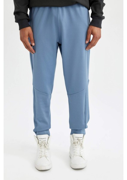 Fit Sporcu Jogger Eşofman Altı Standart Fit Beli Paçası Lastikli Cepli C9174AX24AU