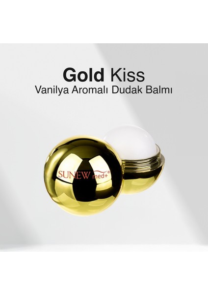 Gold Kıss Vanilya Aromalı Dudak Balmı 13 gr