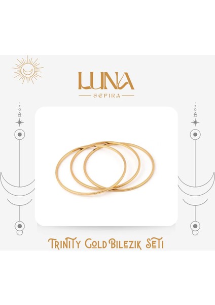 Trinity Gold Bilezik Seti