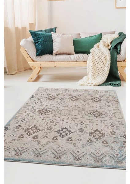 Safir Modern Salon ve Oturma Odası Halısı - Gri
