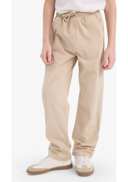 Erkek Çocuk Düz Paça Basic Düz Gabardin Pantolon D5859A825SM
