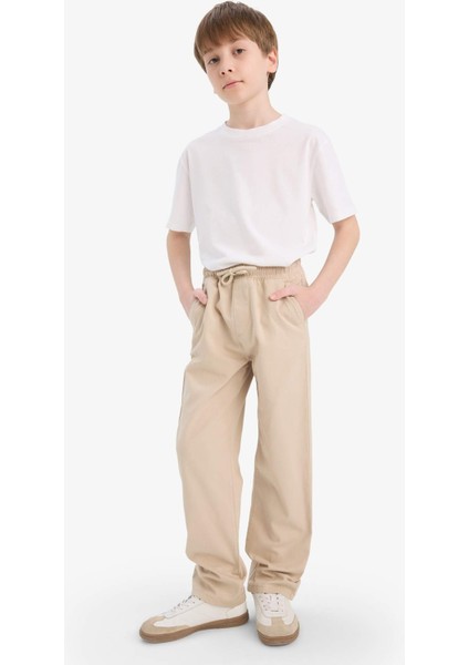 Erkek Çocuk Düz Paça Basic Düz Gabardin Pantolon D5859A825SM modelleri