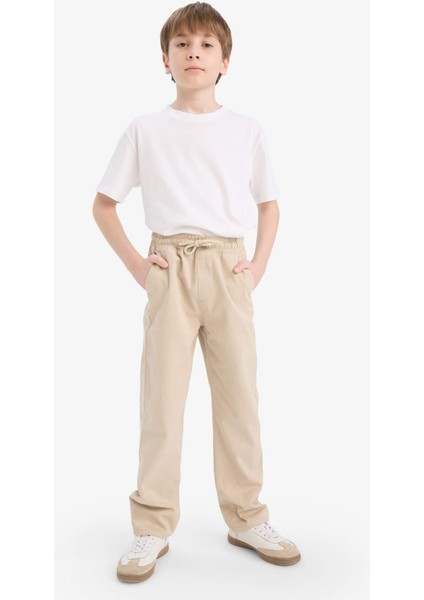 Erkek Çocuk Düz Paça Basic Düz Gabardin Pantolon D5859A825SM fırsatları