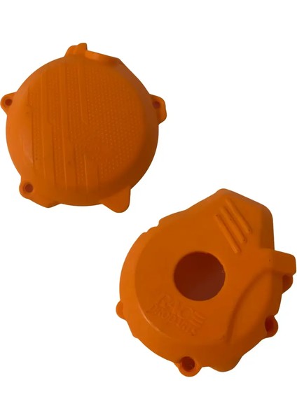 Debriyaj ve Statör Kapak Koruma Set - Turuncu 4t (Ktm Husqvarna Gasgas 24-25 Uyumlu)