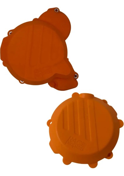 Debriyaj ve Statör Kapak Koruma Set - Turuncu 2t (Ktm Husqvarna 17-23 Gasgas 21-23 Uyumlu)