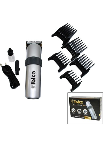 Saç - Sakal Kesme Traş Makinesi Fiş Şarjlı - 2 Kademeli Hız Ayarı (5047)