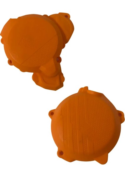 Debriyaj ve Statör Kapak Koruma Set - Turuncu 2t (Ktm Husqvarna Gasgas 24-25 Uyumlu)