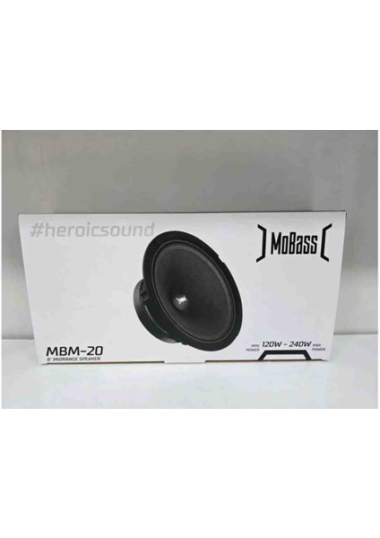 Mobass 20 cm 120 Rms Midrange