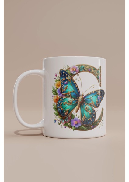 Hayvan Figürlü C Harfi Temalı Kupa Bardak modelleri