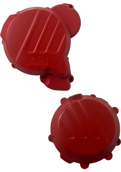 Debriyaj ve Statör Kapak Koruma Set - Kırmızı 2t (Ktm Husqvarna 17-23 Gasgas 21-23 Uyumlu)