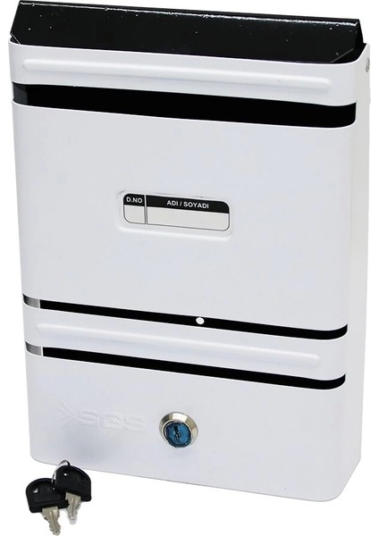 Metal Beyaz Posta Kutusu (5047)