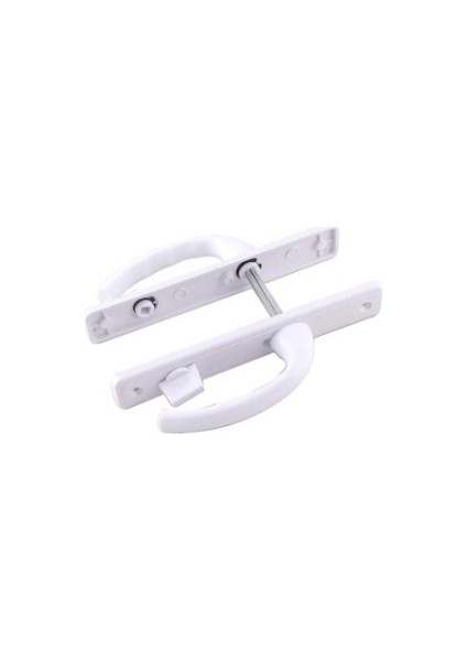 Poşetli Banyo-Wc - Kilitli Beyaz Pvc Kapı Kolu (5047)