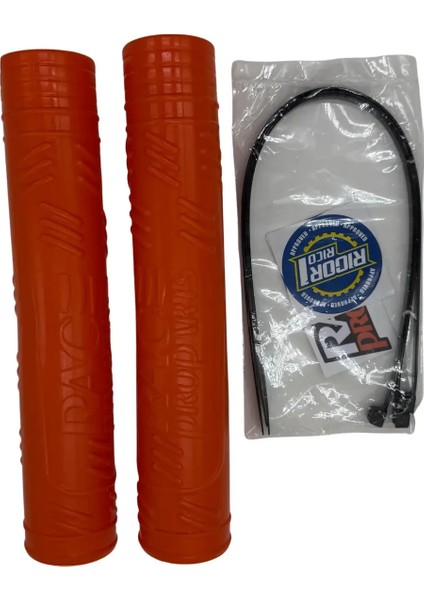 Ön Süspansiyon Koruma - Turuncu (Tüm Enduro Mx Offroad Motosiklet Için Uyumlu)