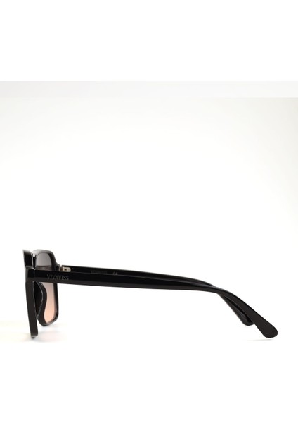 Vega 938-60 Unisex Güneş Gözlüğü Siyah Çerçeve Degrade Renkli Cam modelleri