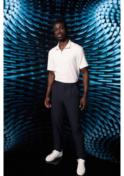 Jogger Düz Paça Her Yöne Esneyen Yazlık Kumaş Pantolon B6551AX25SP