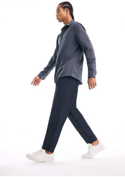 Jogger Düz Paça Her Yöne Esneyen Yazlık Kumaş Pantolon B6551AX25SP fırsatları