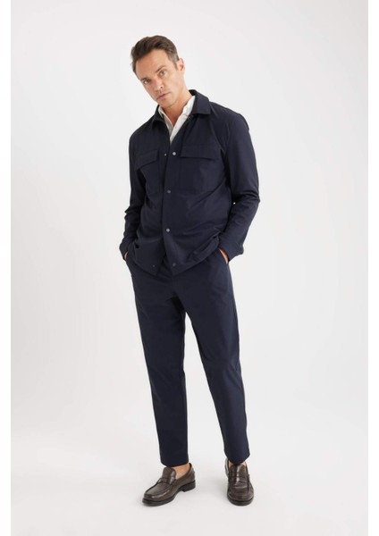 Jogger Düz Paça Her Yöne Esneyen Yazlık Kumaş Pantolon B6551AX25SP indirimleri