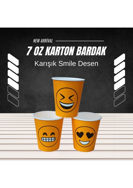 7 Oz Karton Bardak 500 Adet Coffee Time Desen May Cup