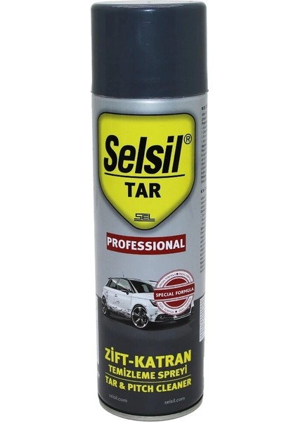 Selsil Tar Zift - Katran Temizleme Sprey 500ML Kir - Yağ (5047)