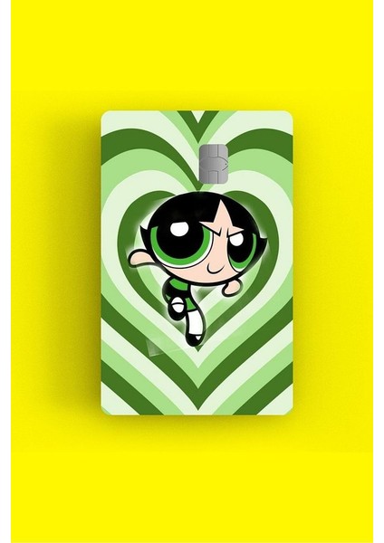 Buttercup Baskılı Kredi Kartı Sticker Kaplama