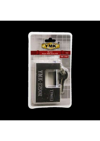 90MM Gri Kayar Milli Asma Kilit (5047)