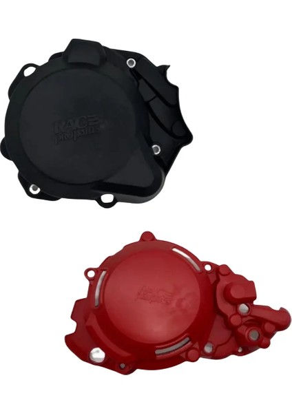 Debriyaj Statör Kapak Koruma Set - Kırmızı Siyah (Beta 2018-2025 Uyumlu)