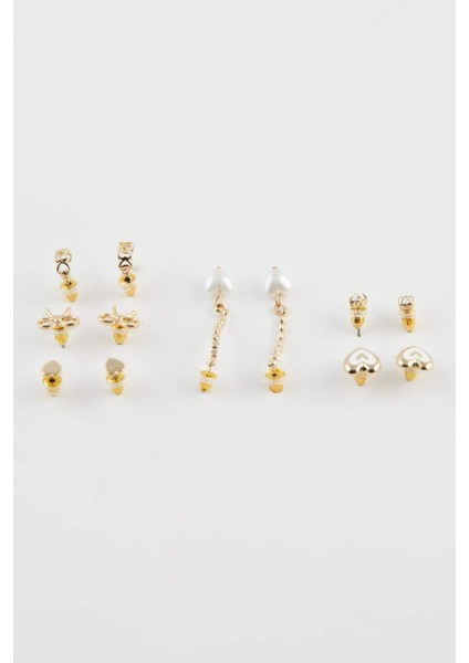 Kadın 6'lı Gold Halka Küpe D6390AXNS fırsatları