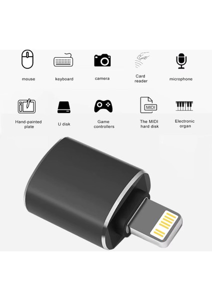 Yeni 2025 Iphone Ipad Uyumlu Lightning To USB 3.0 (Yüksek Hızlı) Veri Aktarımı Otg Çevirici Dönüştürücü fiyatları