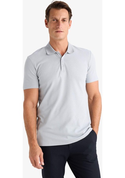 Slim Fit Dar Kesim Polo Yaka Kısa Kollu Pamuklu Modal Karışımlı Basic Düz Tişört M6609AZ25SP modelleri