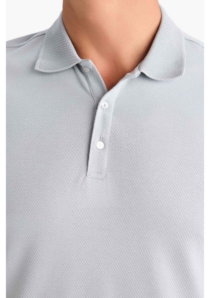 Slim Fit Dar Kesim Polo Yaka Kısa Kollu Pamuklu Modal Karışımlı Basic Düz Tişört M6609AZ25SP indirimleri