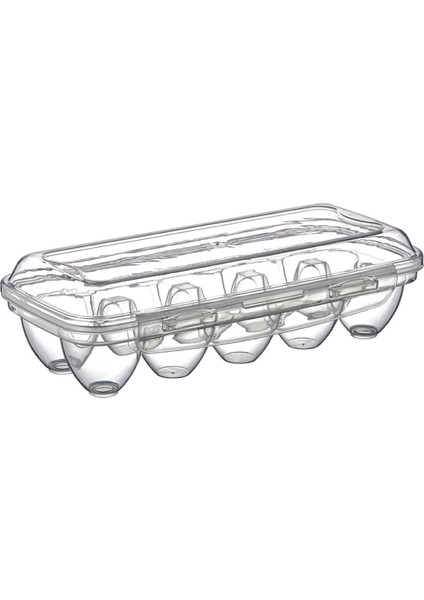 10 Bölmeli Kilitli Kapaklı Yumurtalık Saklama Kutusu YU110 (5047)