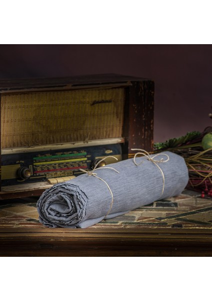 Kaymaz Koltuk Örtüsü Çift Taraflı Mikrofiber Şönil 175x300 cm Gri – Kedi Köpek ve Çocuk Dostu