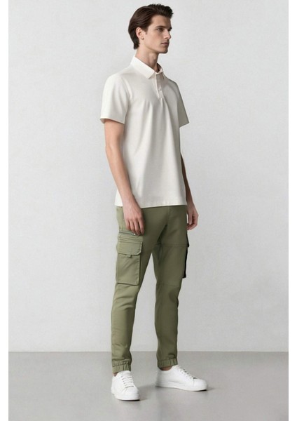 Regular Kargo Cepli Gabardin Jogger Pantolon B1916AX25SP fırsatları