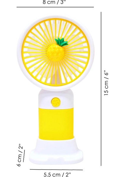 Şarjlı Masa ve El Fan Taşınabilir Şarjlı Edilebilir Mini Fan