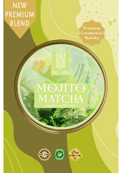 Mojito Matcha Powder 25 gr, Mojito Matcha Tozu Superfood