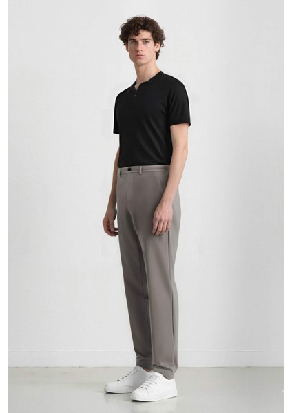 Jogger Düz Paça Her Yöne Esneyen Yazlık Kumaş Pantolon T6317AZ25SP indirimleri