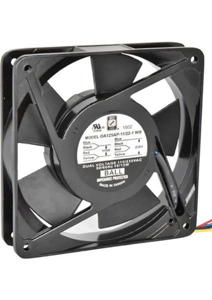 120X120X25MM 110/240V 13W 4 Kablo Fan