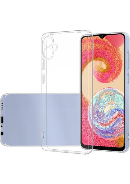 Samsung Galaxy A05 Uyumlu Kamera Korumalı Yumuşak Dokulu ve Şık Koruma Şeffaf Kılıf