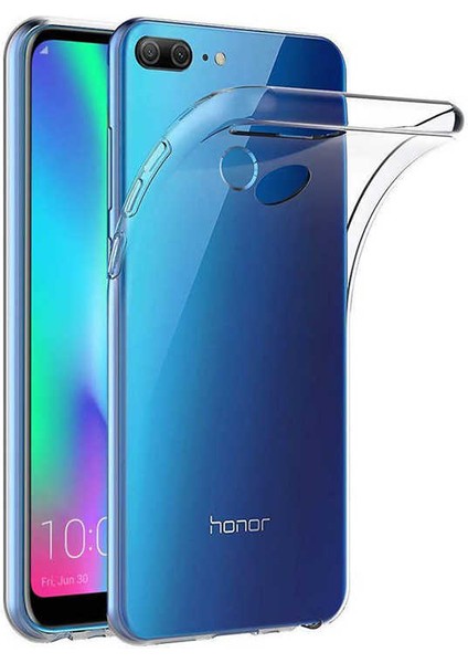 Huawei Honor 9 Lite Uyumlu Kamera Korumalı Yumuşak Dokulu ve Şık Koruma Şeffaf Kılıf
