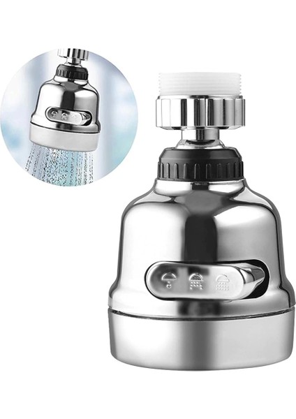 3 Fonksiyonlu Krom Oynar Musluk Başlığı (5047) fiyatları