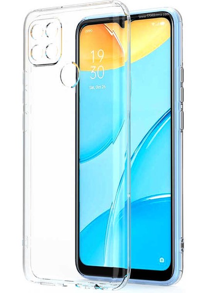 Oppo A15S Uyumlu Kamera Korumalı Yumuşak Dokulu ve Şık Koruma Şeffaf Kılıf